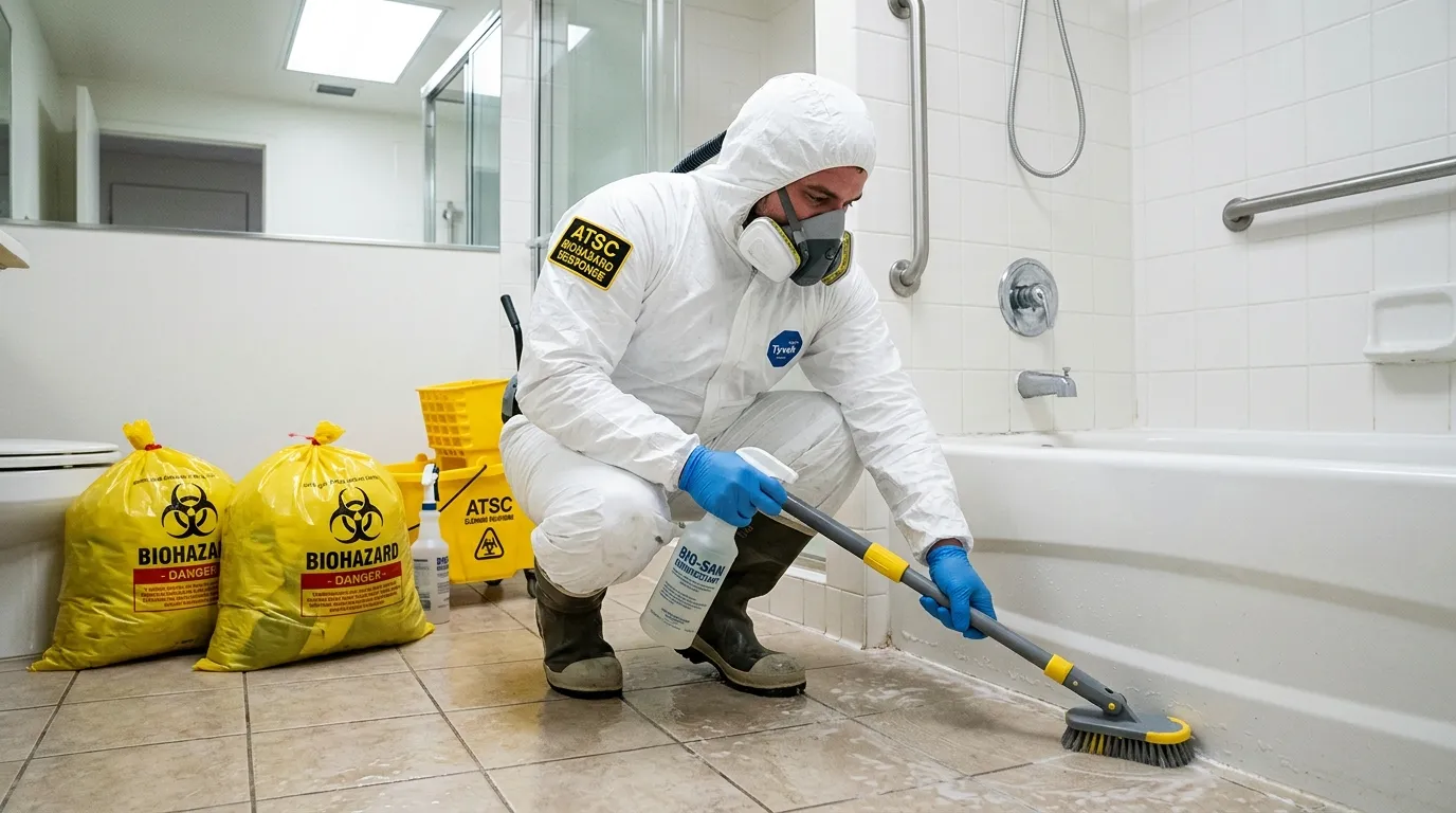 Decontamination equipment deployed for Blood Cleanup in Palmerton